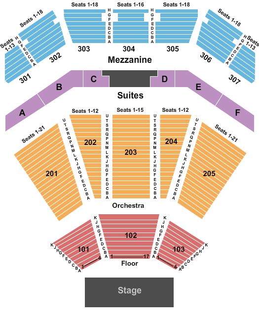 The Venue Jo Koy Seating Chart