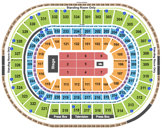 United Center Jo Koy Seating Chart
